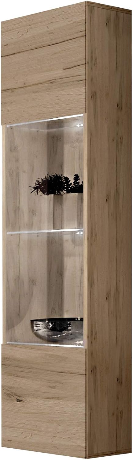 Black Modular Wall Mounted Floating Bookcase Cabinet N974590