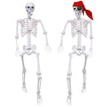 2 Pack 5.4Ft Posable Life Size Skeleton Decorations Y883368