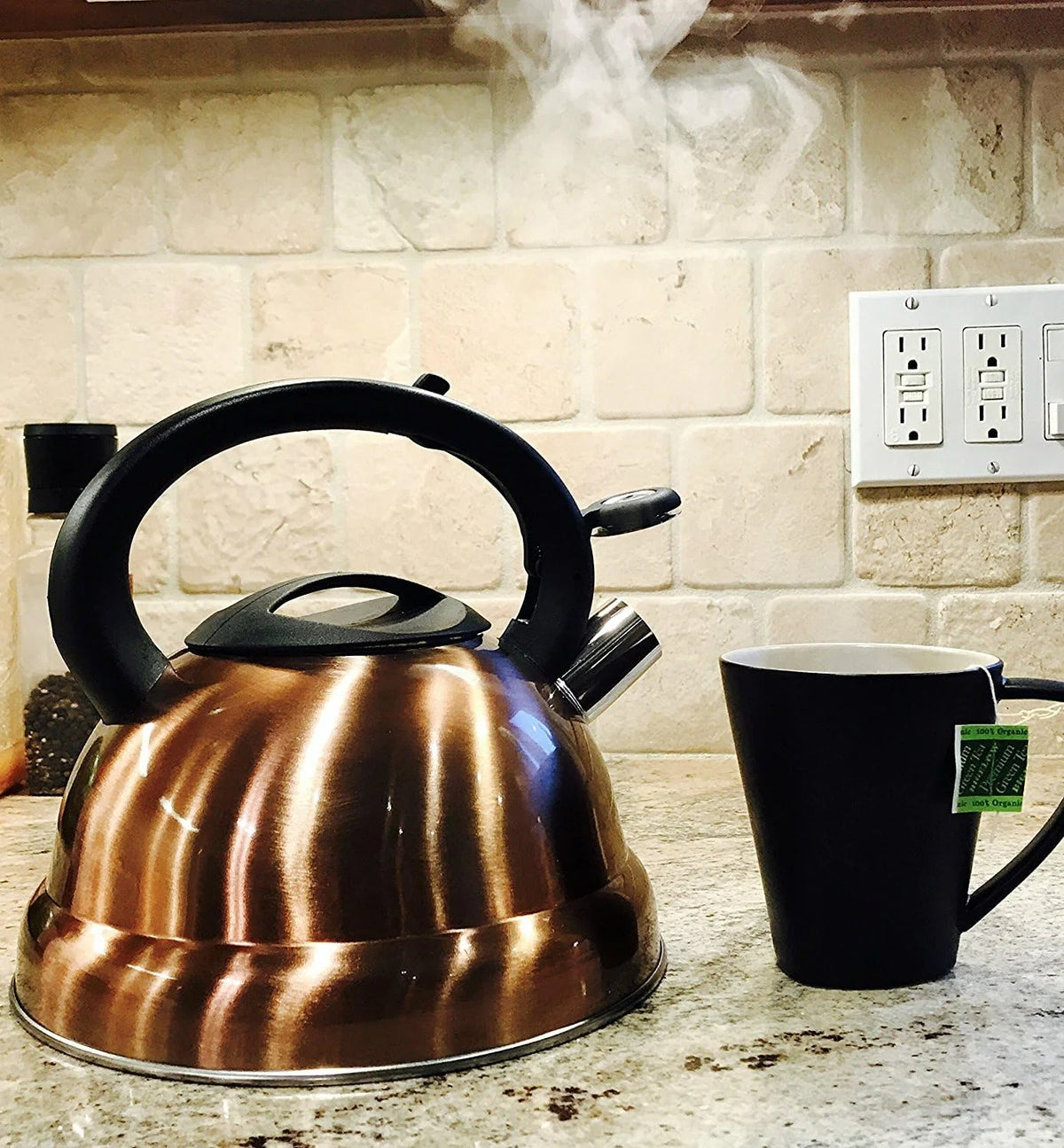 3 Quart Stainless Steel Whistling Tea Kettle U7666
