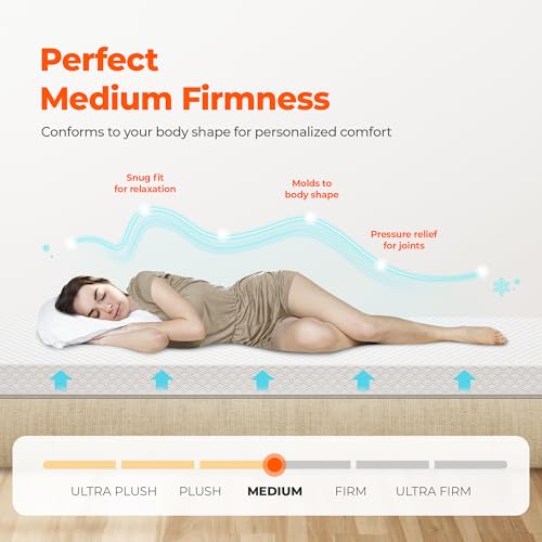 10 Inch Queen Cooling Gel Memory Foam Medium Firm Mattress E123