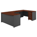 U-Shaped Desk with Mobile File Cabinet P53299