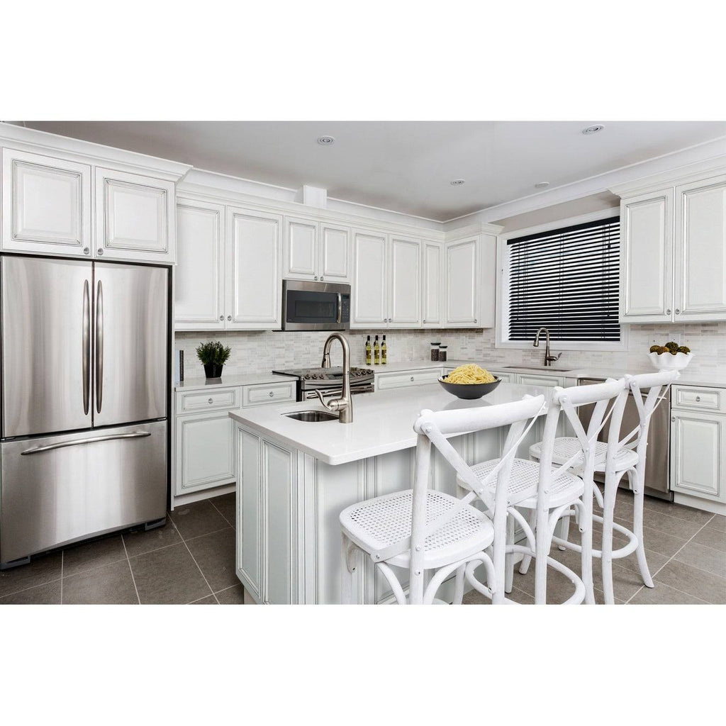 White Single Door Corner Wall Cabinet D67539