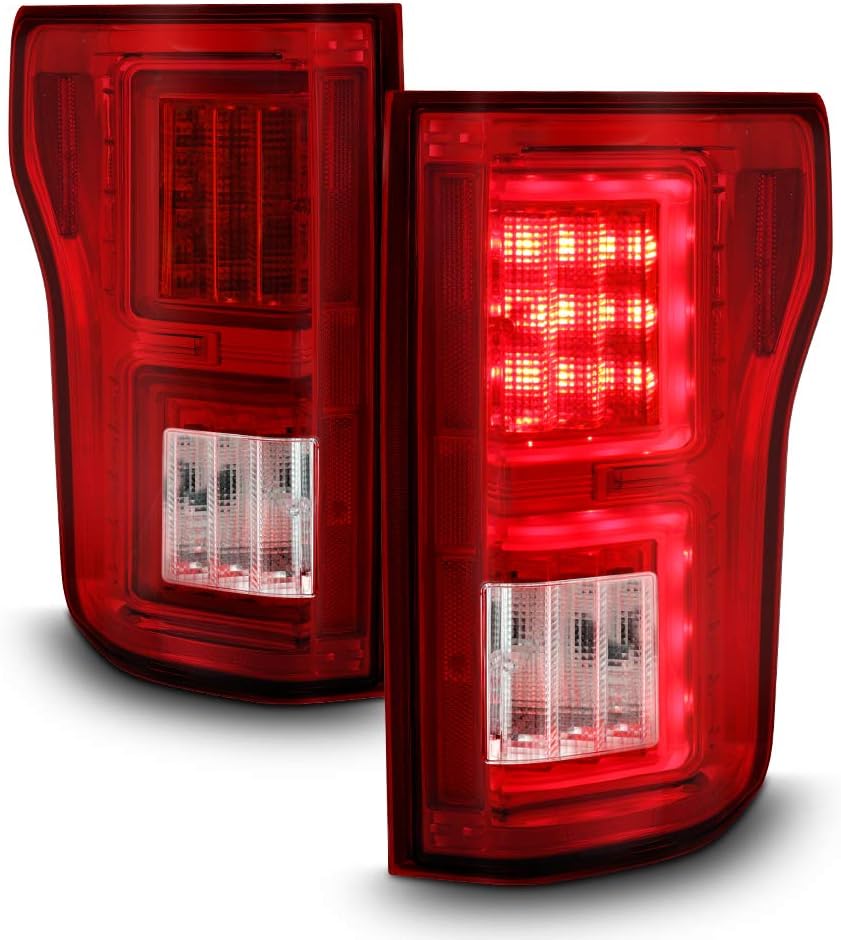 Black Smoked LED Tail Light Bar Tail Lights Left+Right X6274