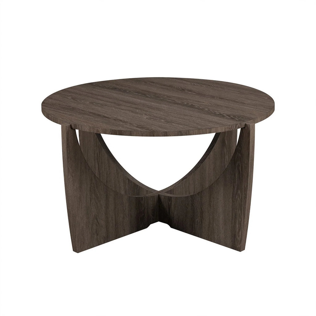 35" Round Wood Coffee Table K54959