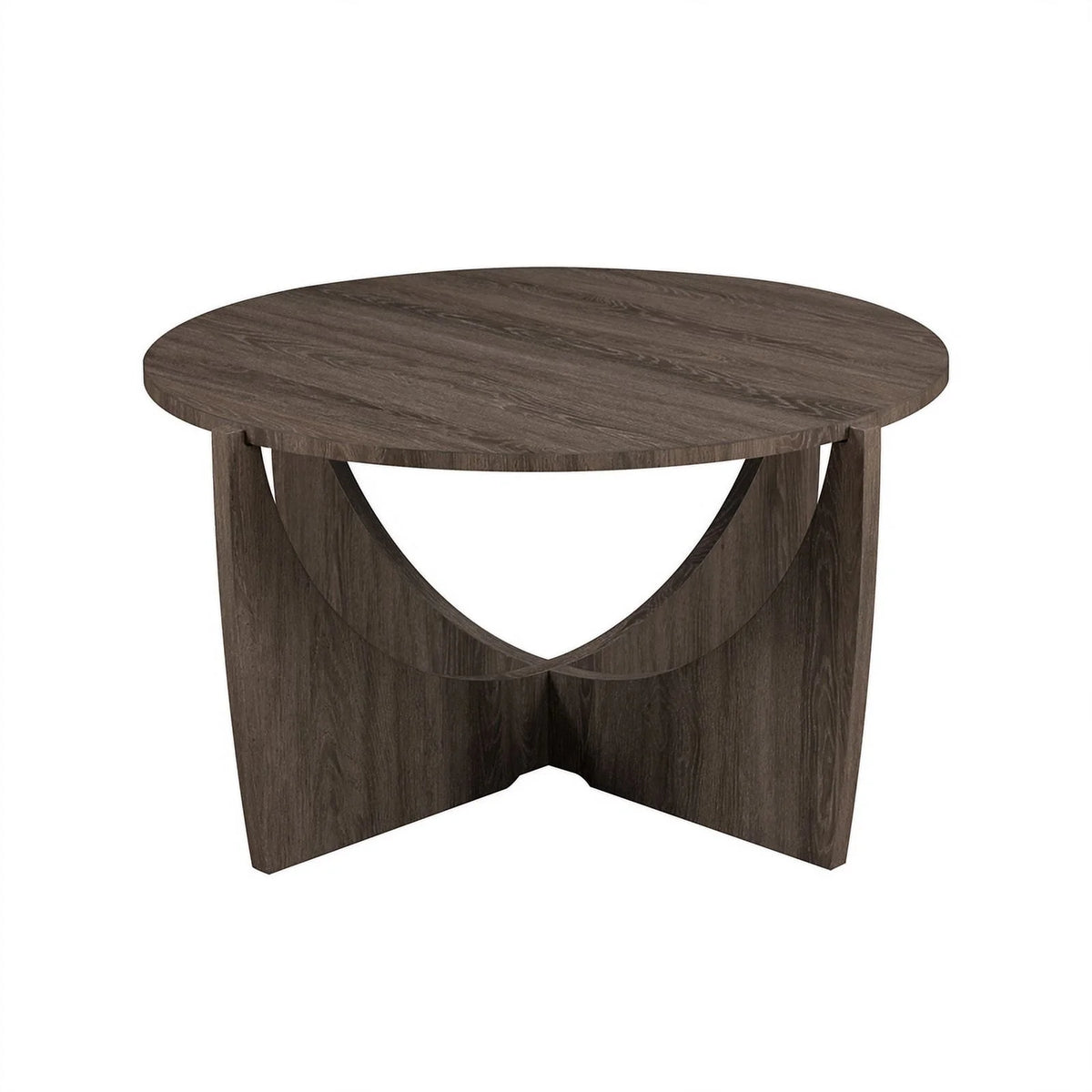 35" Round Wood Coffee Table K54959