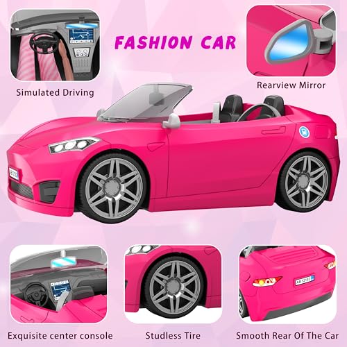 91 Pcs Doll Convertible Car Set J222685