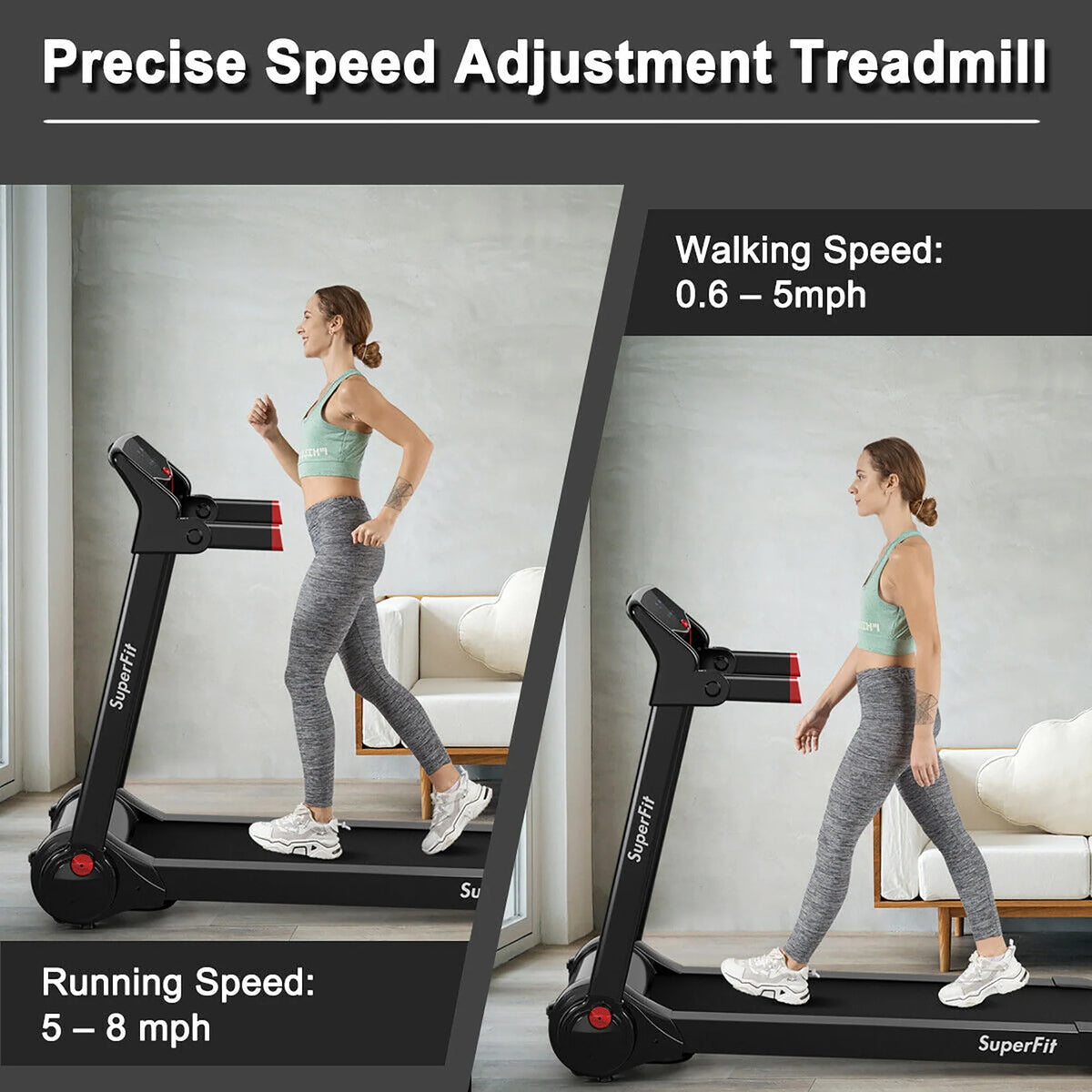 Folding Electric Treadmill Running Machine S4512