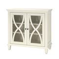 Ivory Double Door Accent Cabinet Z588034