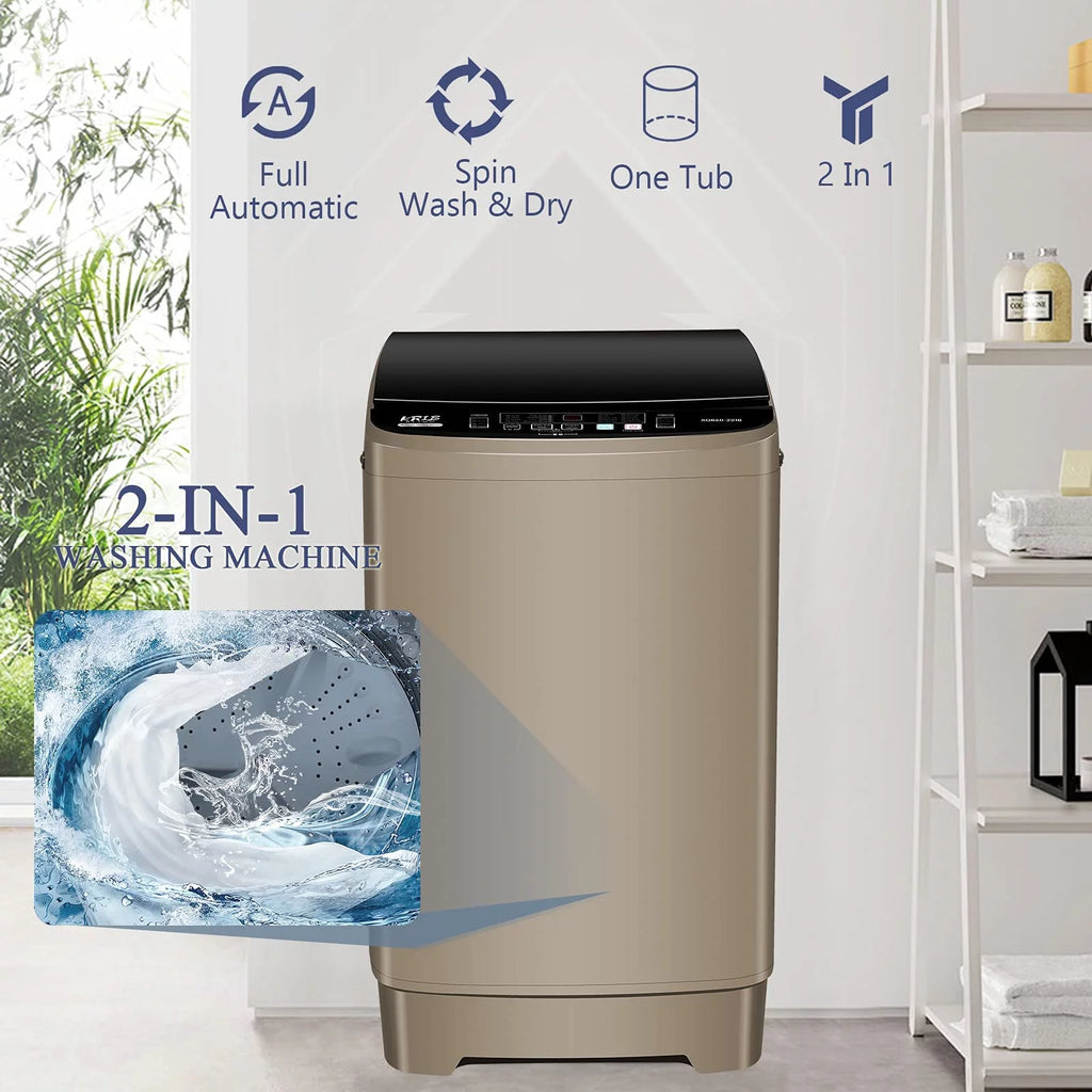 Portable 1.9 Cu.ft Fully Automatic Compact Washer J67555