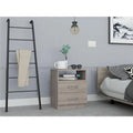 Light Grey Particle Bedroom Nightstand B305