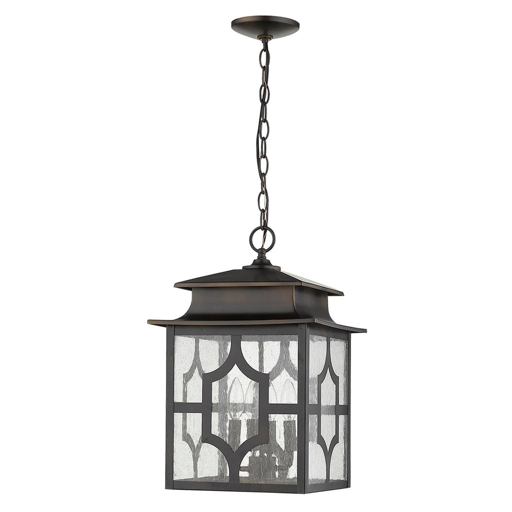 4-Light Oil-Rubbed Bronze Hanging Lantern W10757