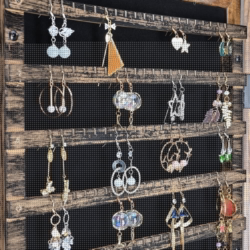Brown Free-Standing Mirror Jewelry Armoire K447569