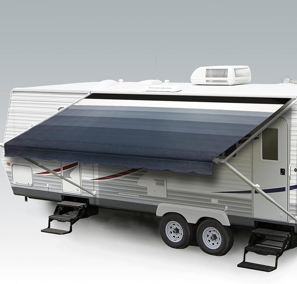 Heavy Duty Weatherproof Vinyl RV Awning Fabric Replacement N733