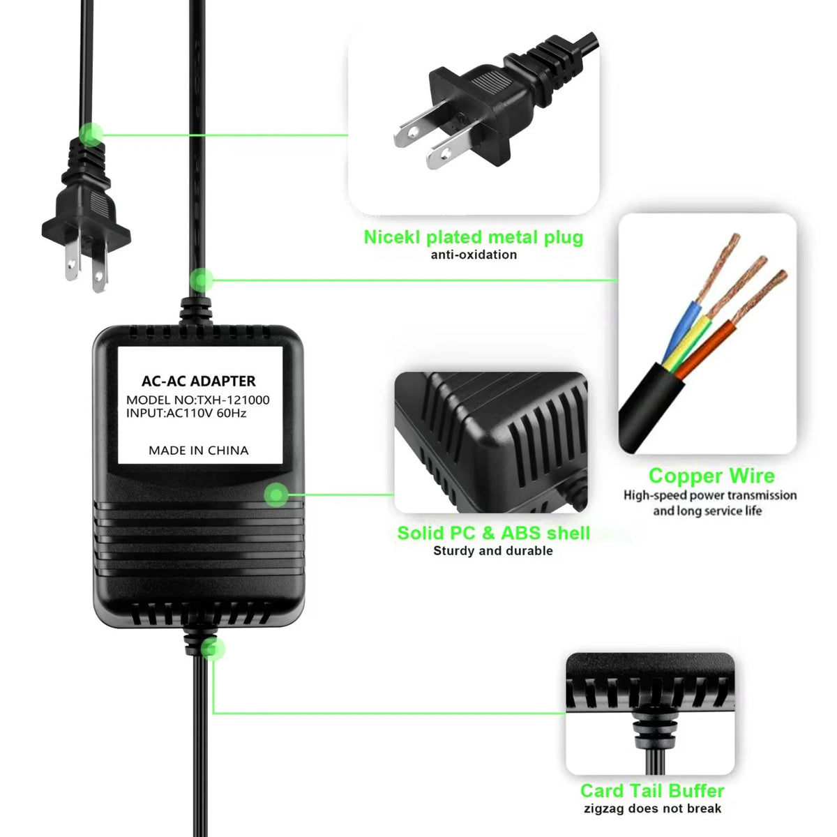 AC Adapter Replacement Class 2 Transformer Power Supply Charger C76874