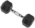 10LBs Rubber Encased Hex Dumbbell Q893