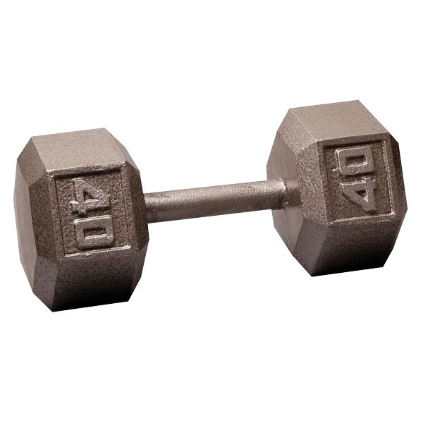Cast Iron Hex Dumbbells 80 lb P49381