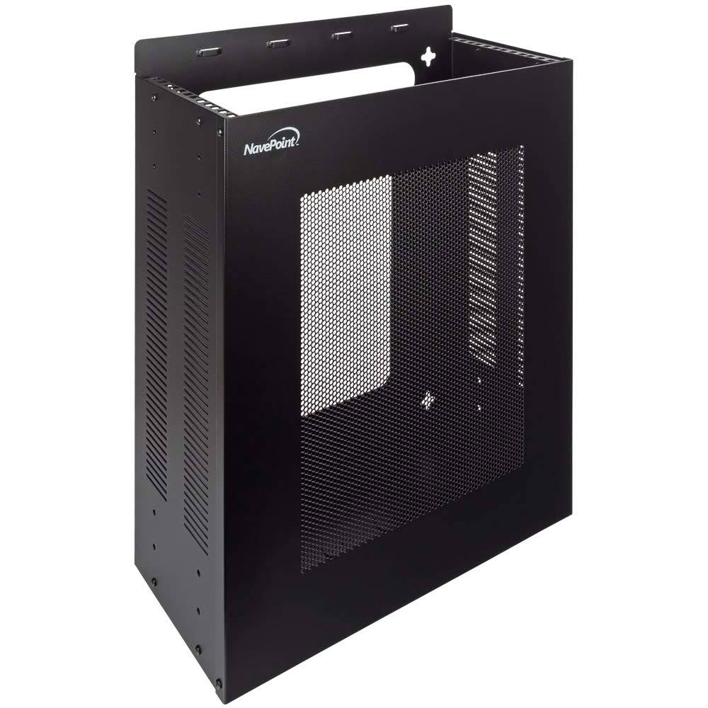 4U Vertical Wall Mountable Server Rack Black D123395
