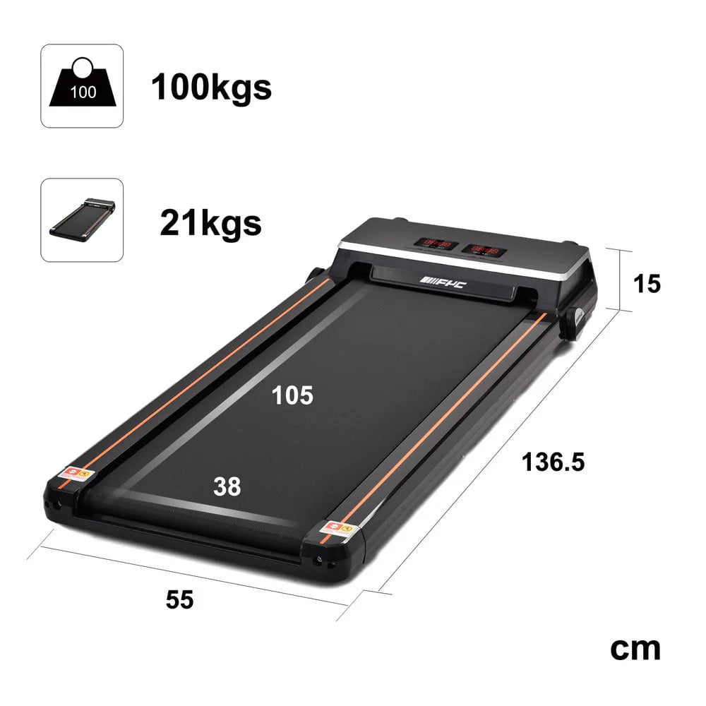 Folding Treadmill with Desk 2.5HP Compact Electric Treadmill W865