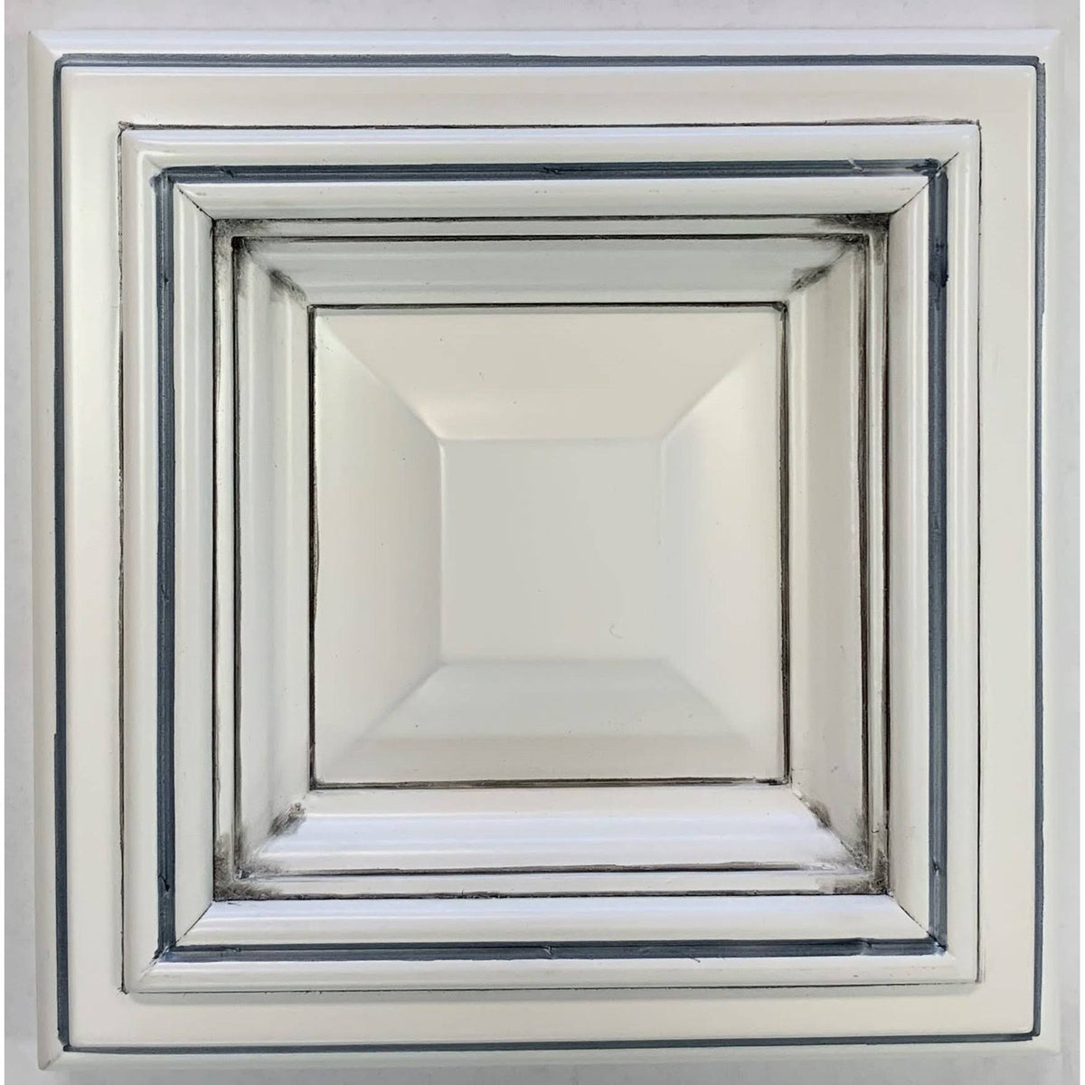White Single Door Corner Wall Cabinet D67539