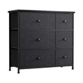 6 Drawer Steel Frame Storage Organizer Dresser X5720