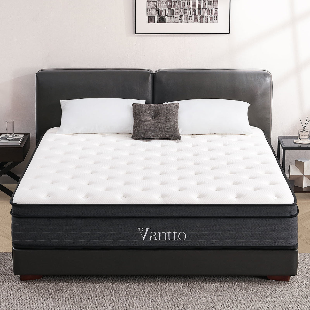 12 Inch Full Memory Foam Hybrid Mattress T3462