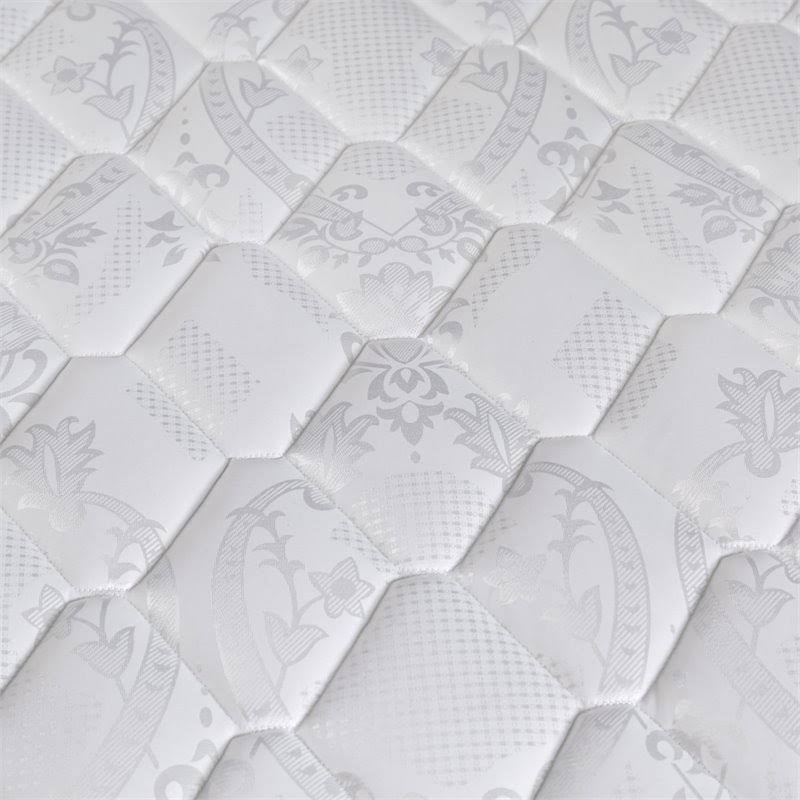 White 8-Inch Queen Tight Top Fabric Mattress U3840
