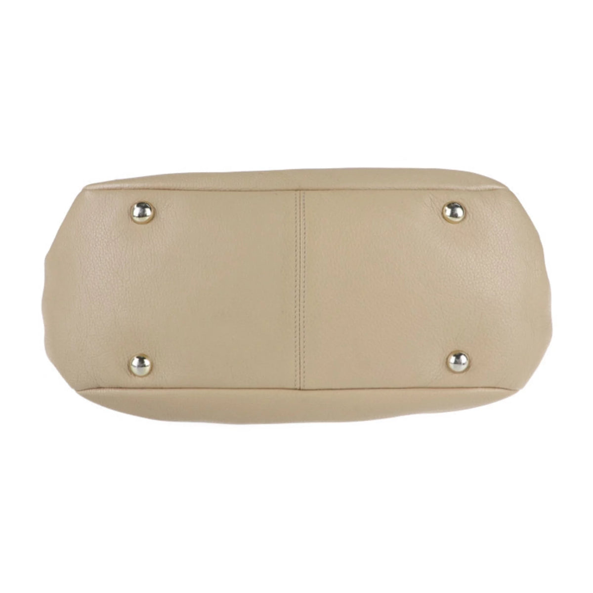 Pre-Owned Beige Leather 2WAY Shoulder Bag S131459