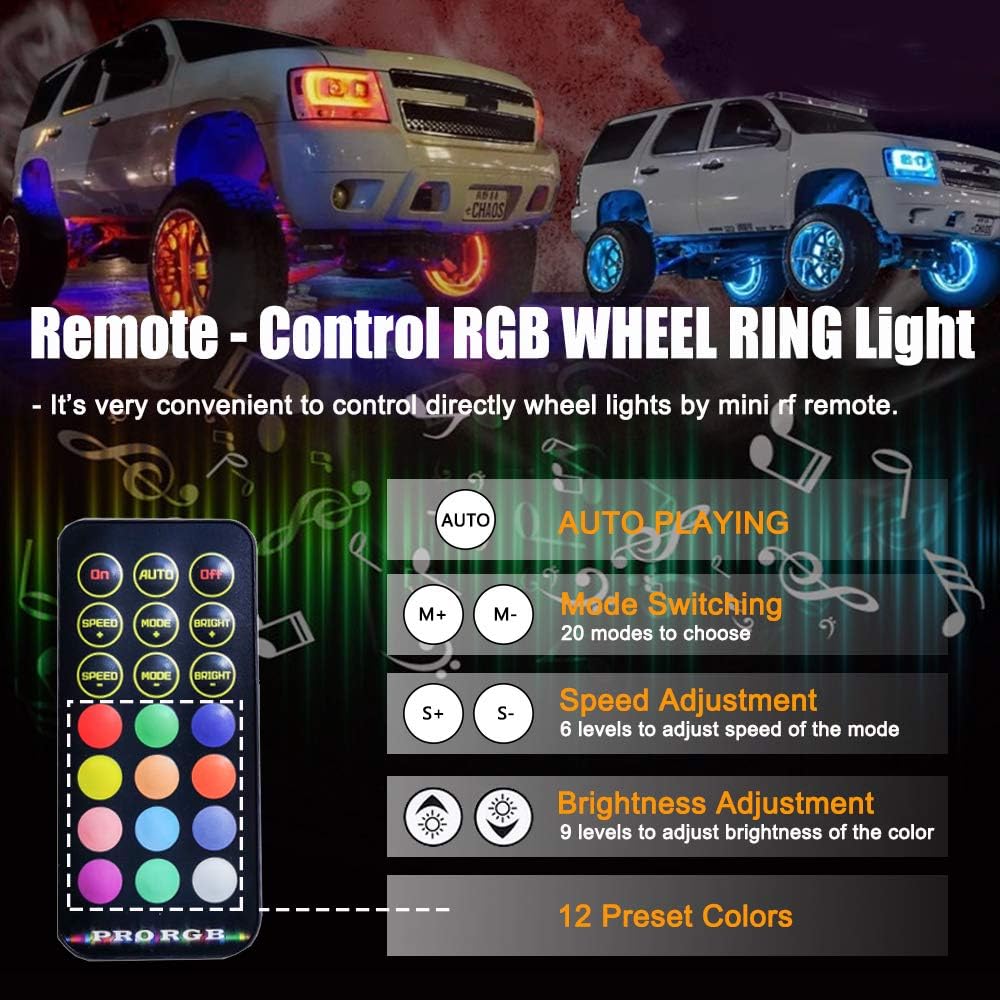 15.5 inch Double Row Wheel Ring Light Kit with Turn Signal R45488