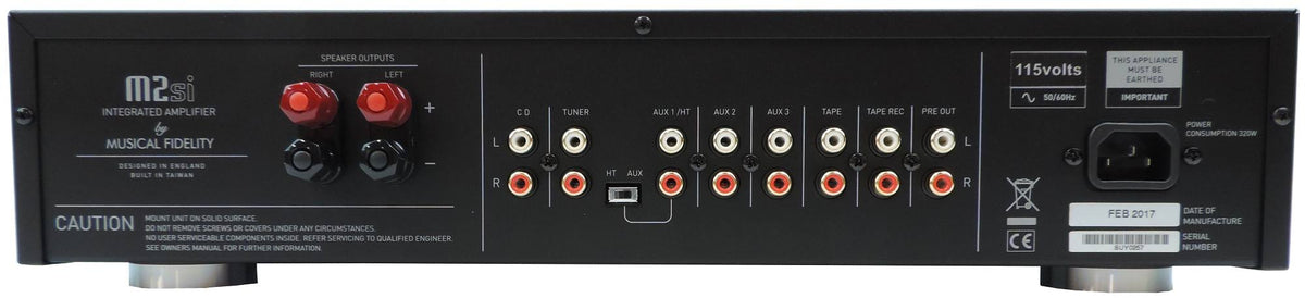 Black Stereo Integrated Amplifier F249041