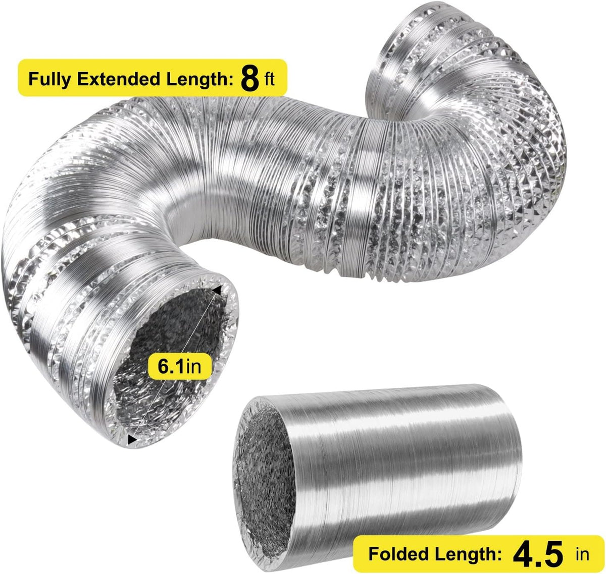 6 Inch 294 CFM Inline Fan with Carbon Filter and Ducting A46073