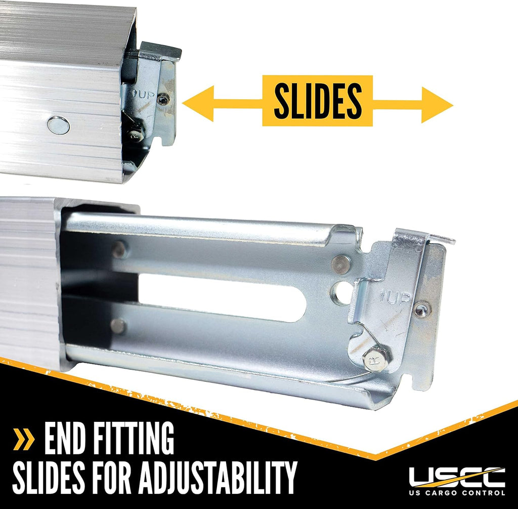 Adjustable Aluminum E Track Load Bar 4 Pack T5570