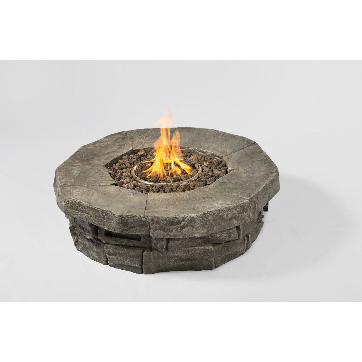 Cast Stone Propane Fire Pit Table J871878