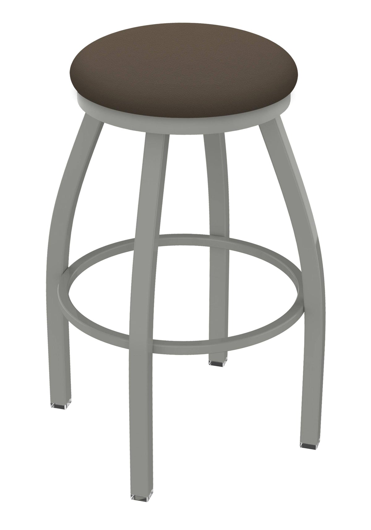 Swivel Counter Stool with Anodized Nickel Finish U840