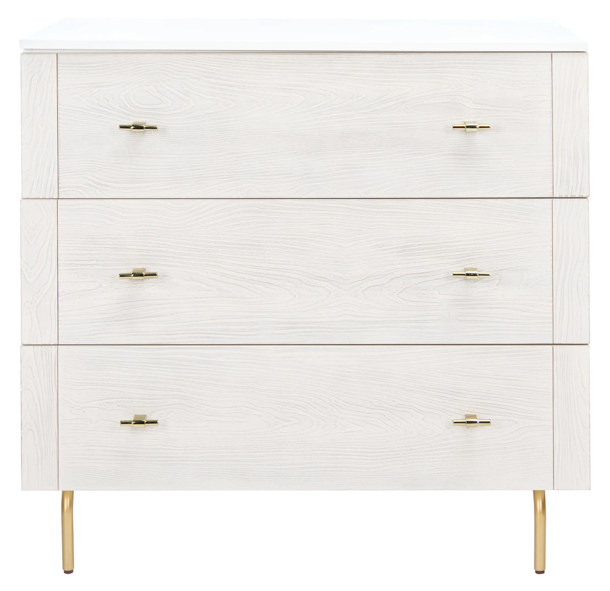 Black 3 Drawer Chest J4426