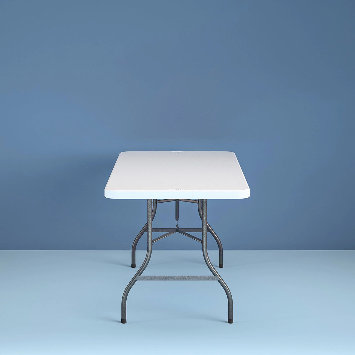 6 Foot Folding Table White Speckle H2354