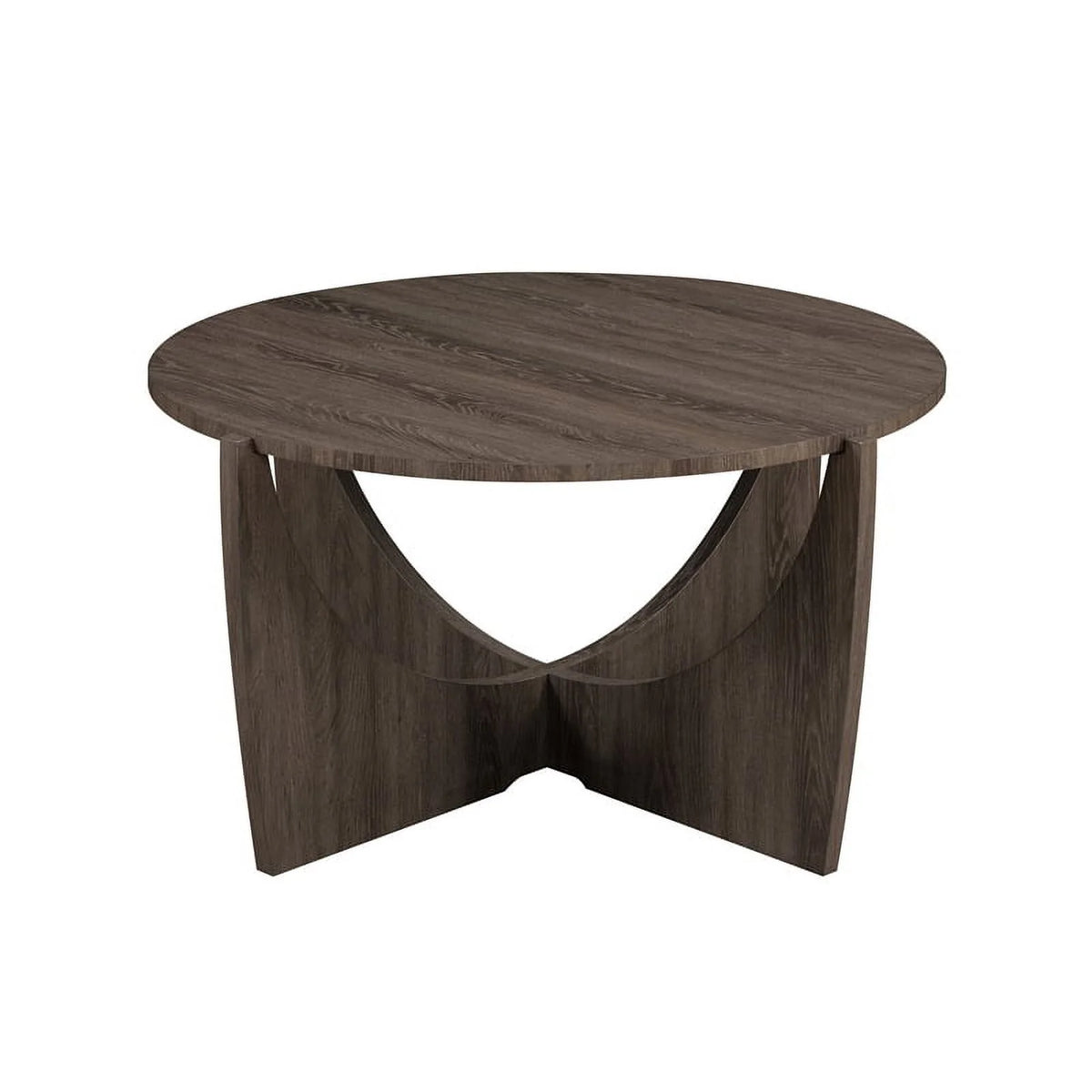 35" Round Wood Coffee Table K54959