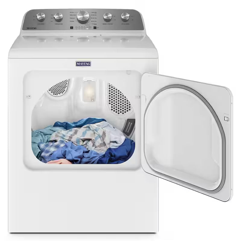 7.0 cu. ft. Vented Electric Dryer in White E556683