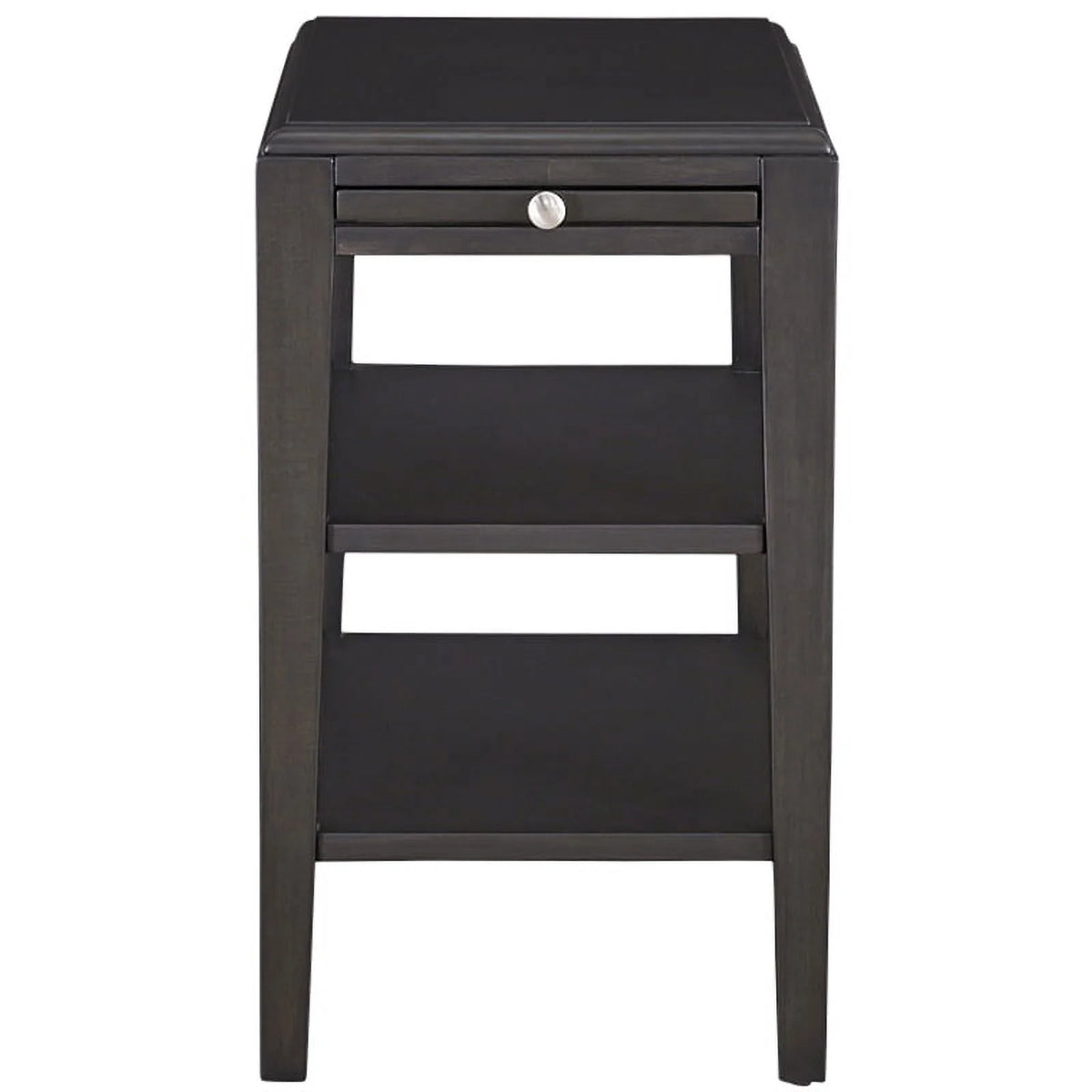 Espresso Brown Wood Chairside Table E661