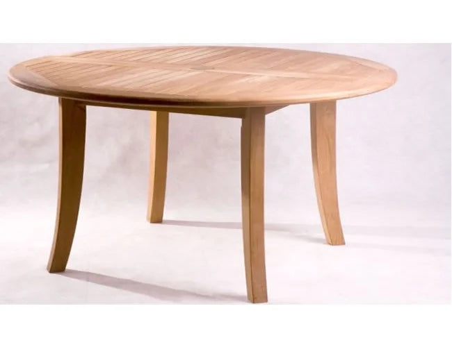 Grade-A Teak 7 Pc Dining Set with 52" Round Table and 6 Chairs S2059
