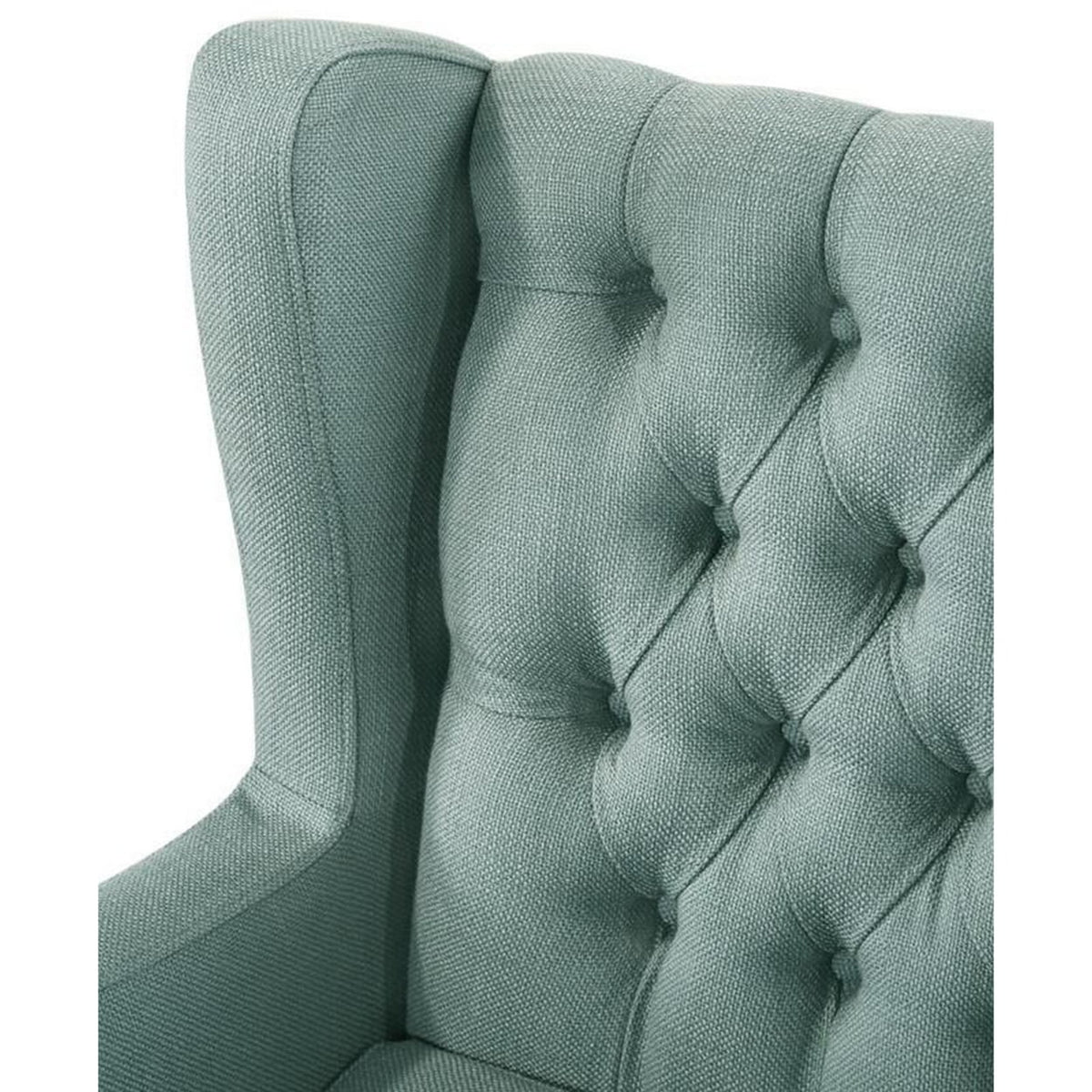 Teal Fabric Accent Chair U2876