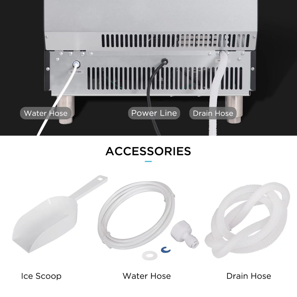 Stainless Steel Commercial Ice Maker Machine 270LB C16361