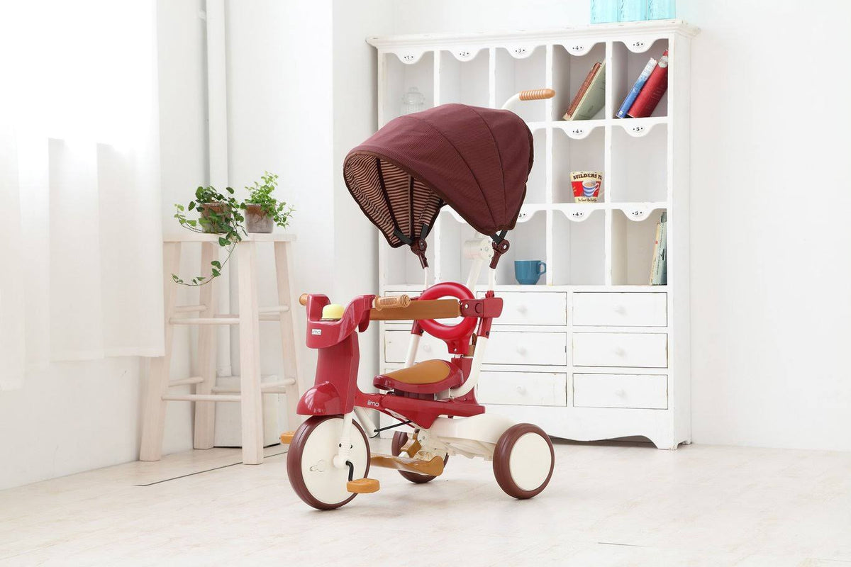 3-in-1 Folding Tricycle with Canopy White B888543