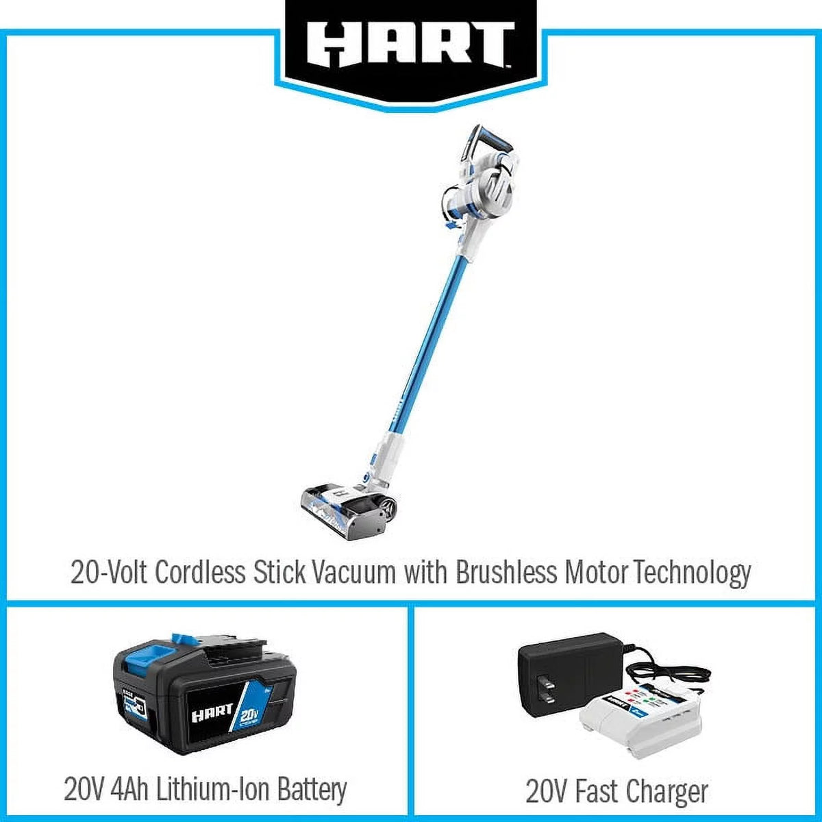 Cordless Stick Vacuum with Brushless Motor P40206