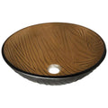 Beach Sand Glass Vessel Bathroom Sink P9253