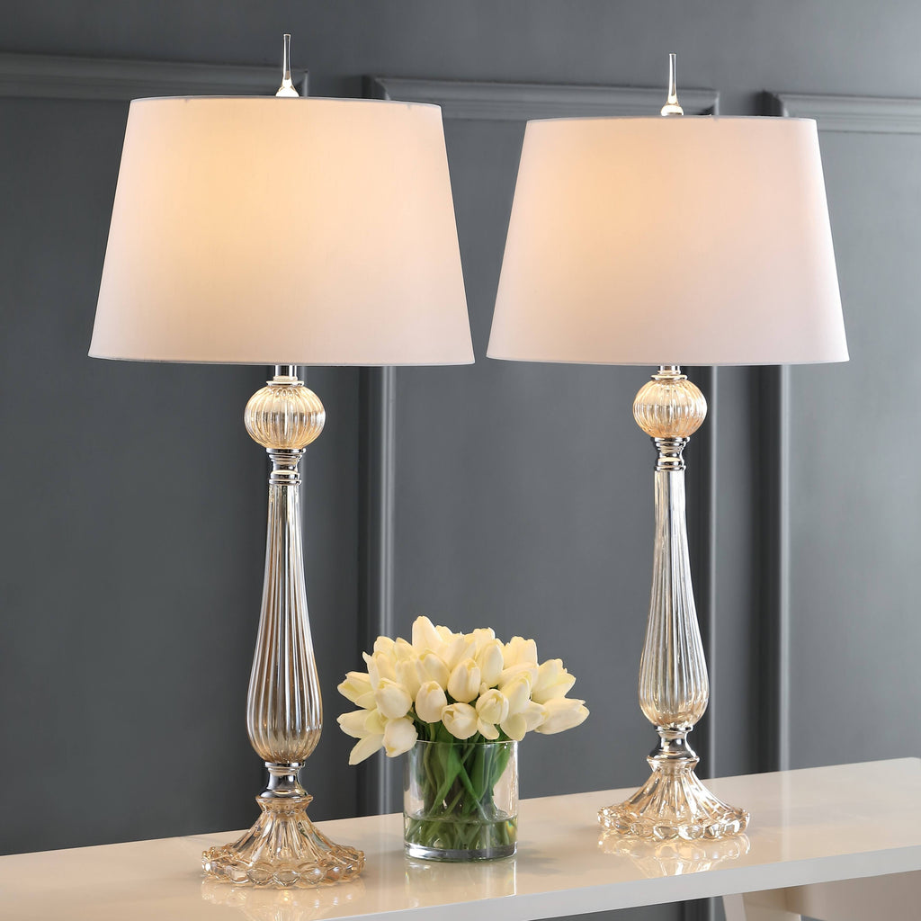 Champagne Glass LED Table Lamp Set of 2 L64342