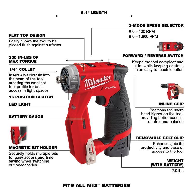 12V Lithium-Ion Brushless Cordless 4-in-1 3/8 in. Drill Driver Kit with 3/8 in. Ratchet C738