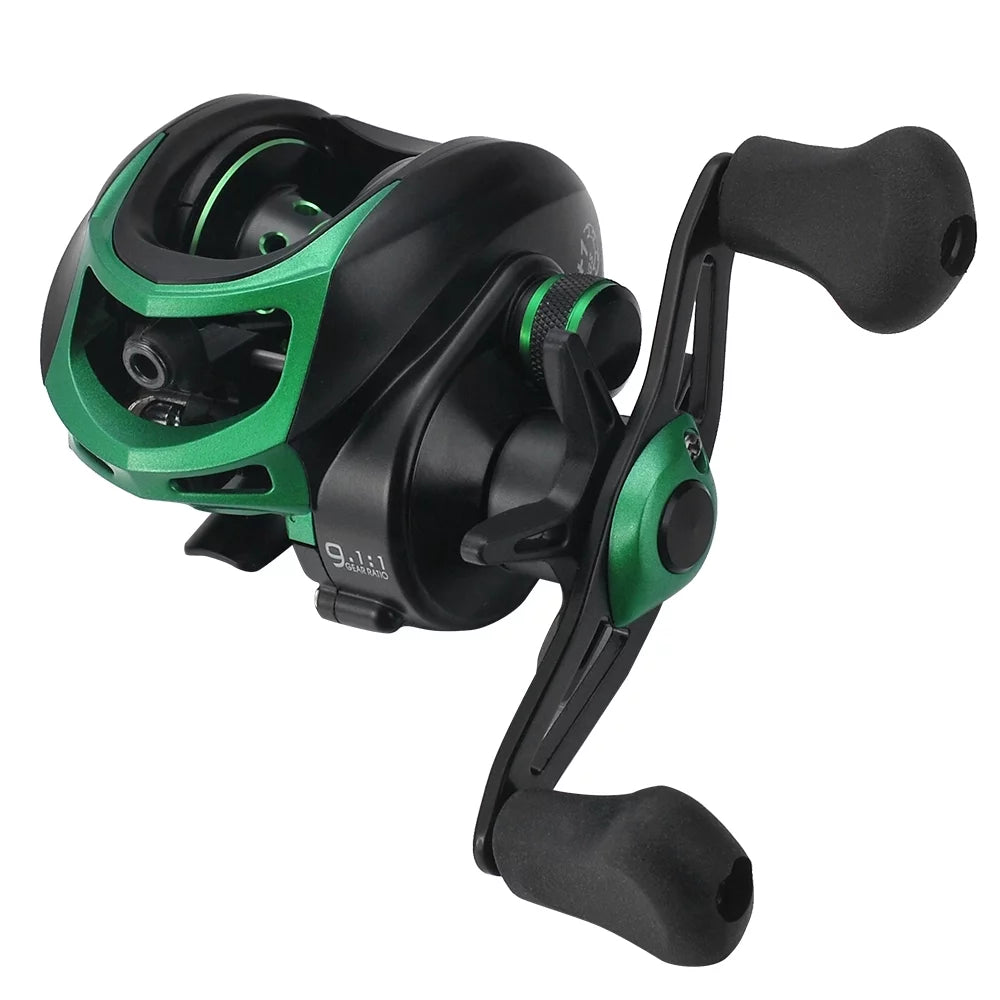 Lightweight 9.1:1 Gear Ratio Baitcast Fishing Reel B2078