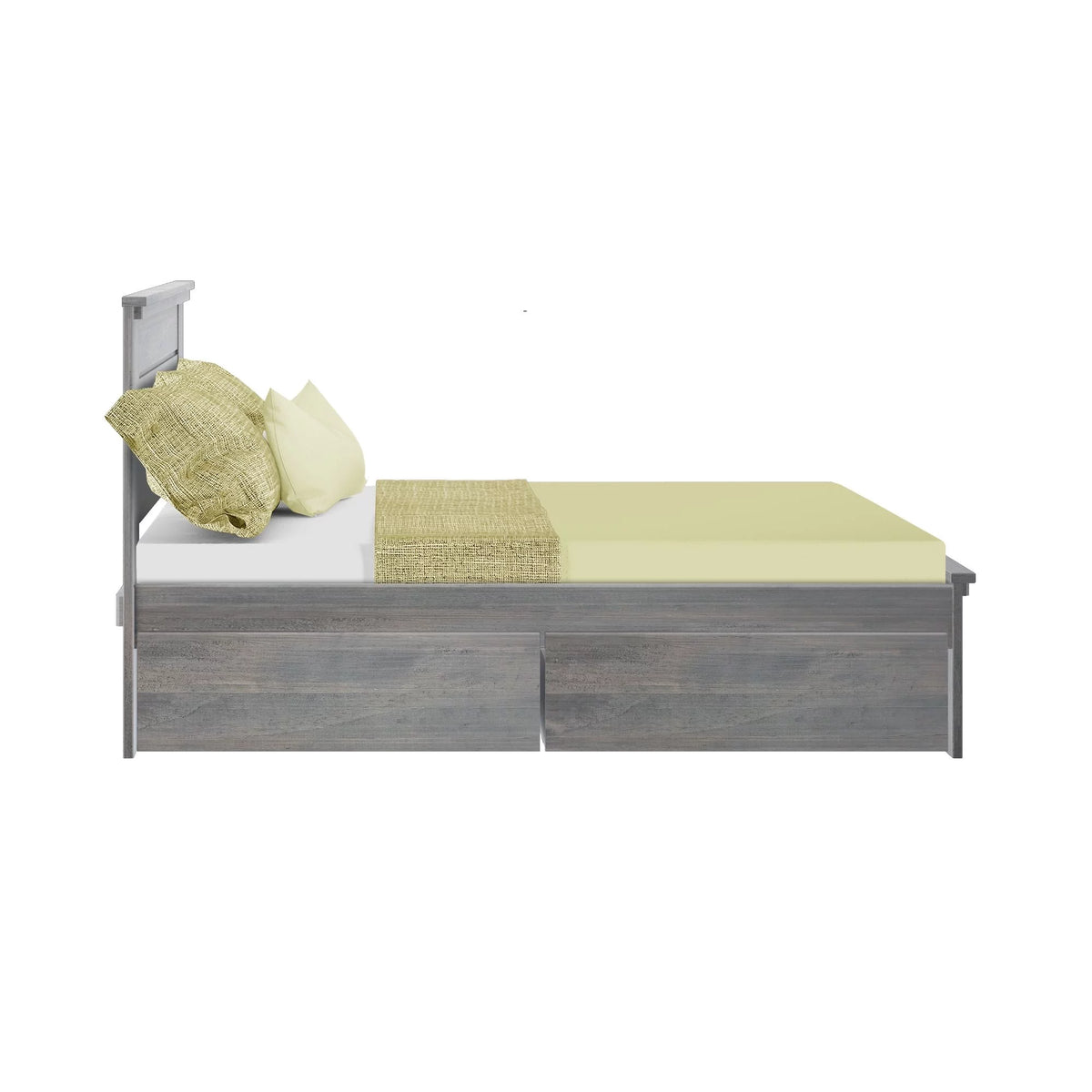 Full Size Wooden Platform Bed with Storage Drawers T1619