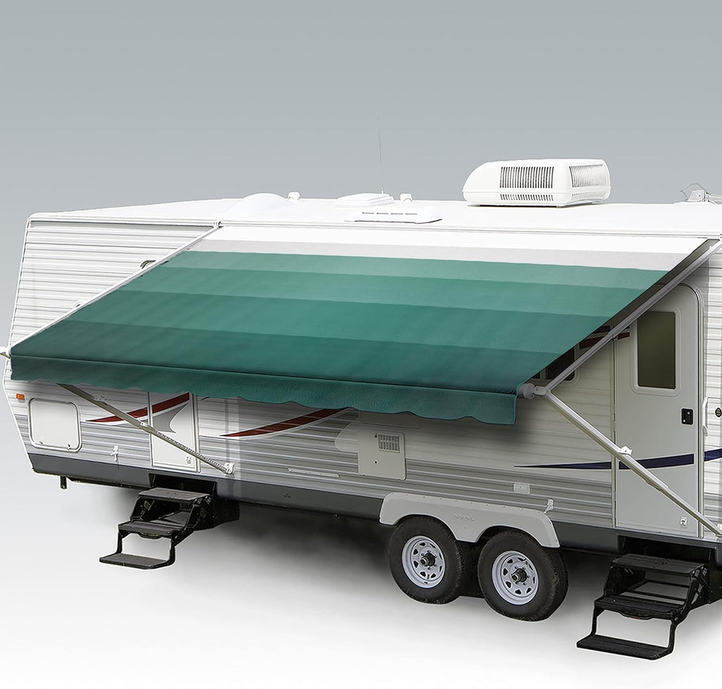 Heavy Duty Weatherproof Vinyl RV Awning Fabric Replacement N733