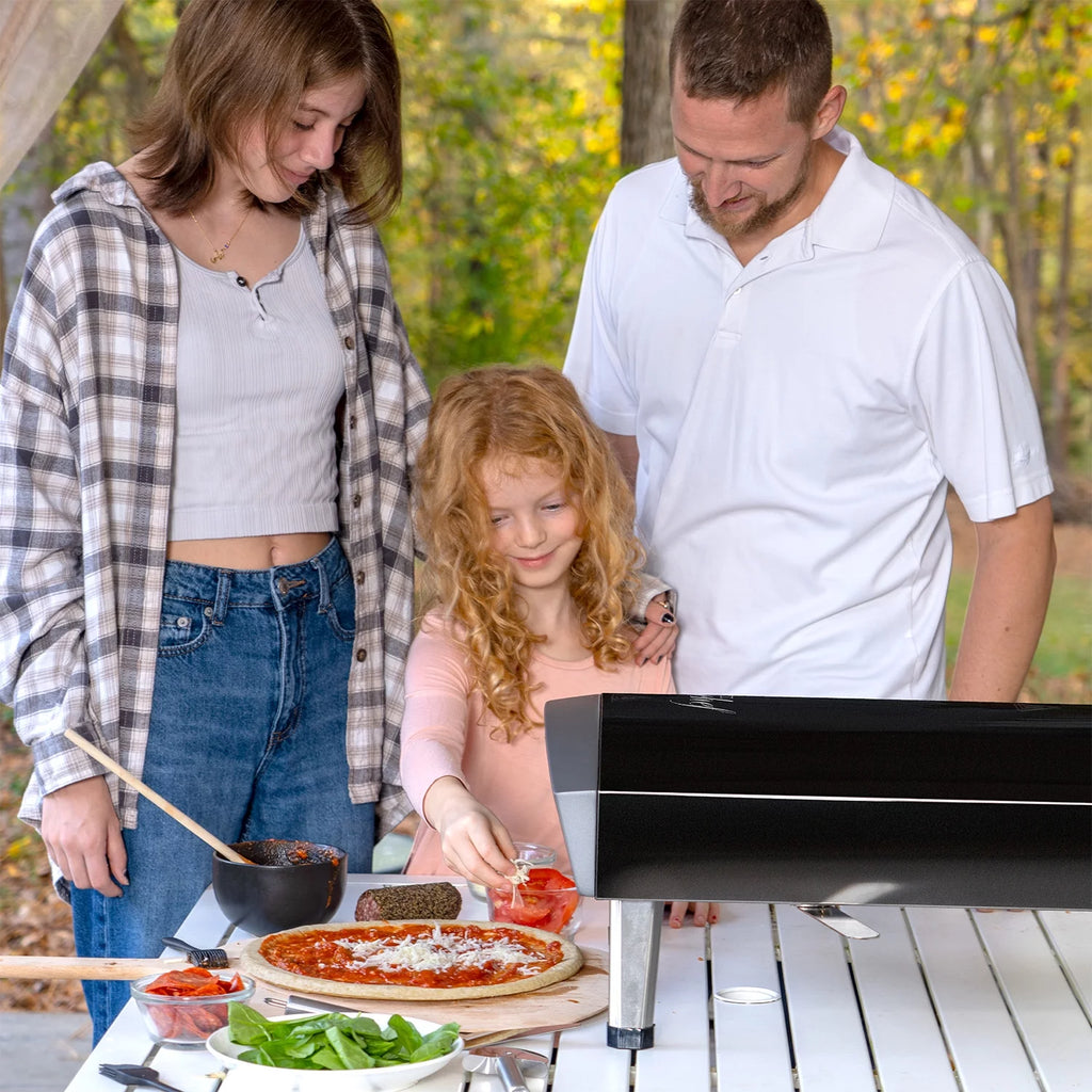 Black Portable Gas Pizza Oven X33411